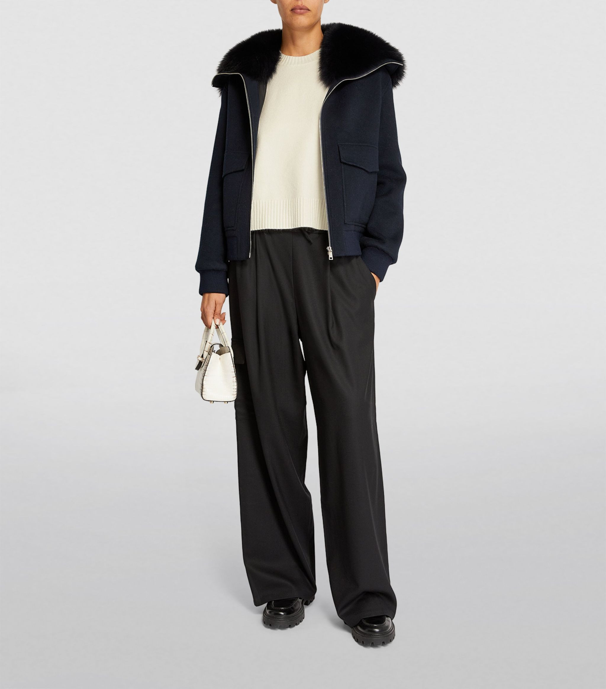 Knitted Crew-Neck Sweater | Harrods