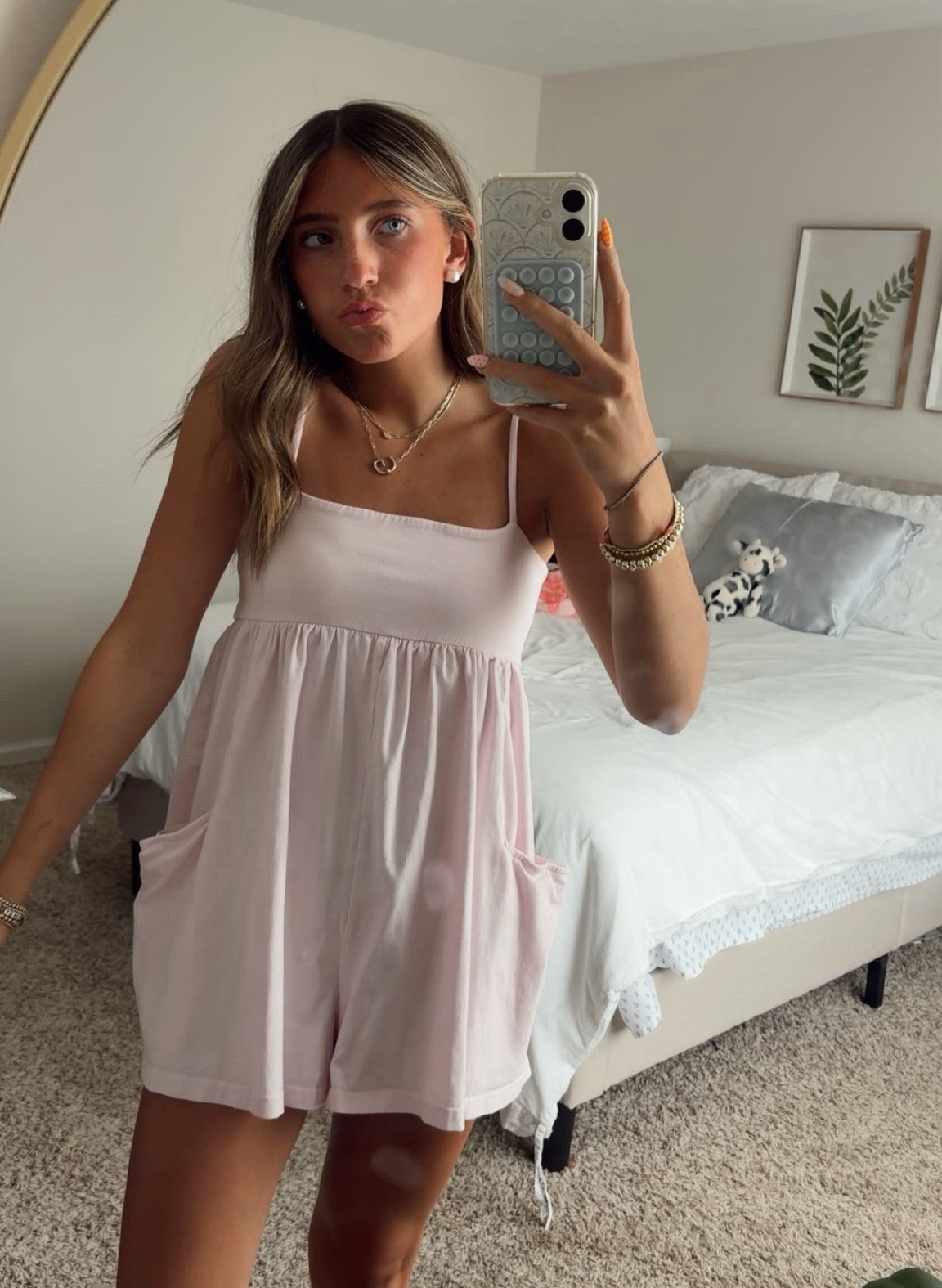 I didn't get the hype at first, but this free people romper is 100% worth it. It may be on the pricier side, but the quality and product is so good! I love my new free people romper, I got the light pink version. I know there are more affordable dupes for this, which I would usually opt to, but I love this one! If you need a quick, simple, and easy summer outfit to throw on, this is the one!#freepeople #fpmovement #romper #summerstyle #outfitinspo

#LTKootd #LTKootd #LTKActive #LTKU