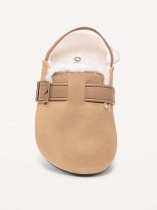 Unisex Faux-Suede Buckled Clog Shoes for Baby | Old Navy (US)