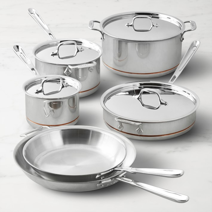 All-Clad Copper Core® 10-Piece Cookware Set | Williams-Sonoma