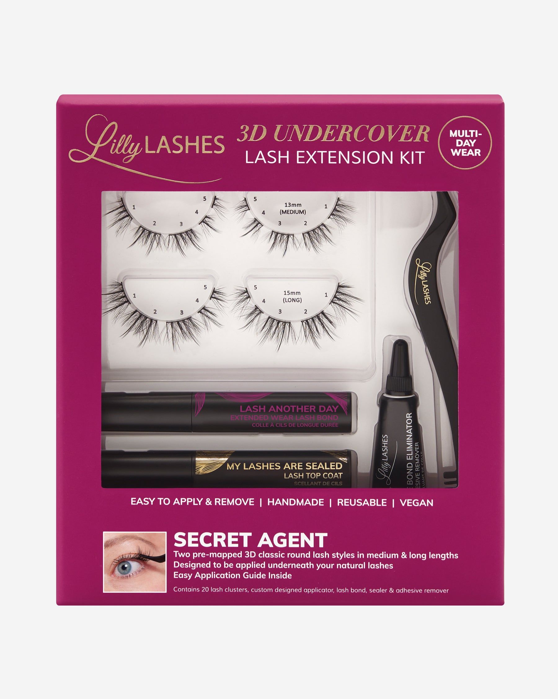 Secret Agent 3D Undercover Lash System | Lilly Lashes