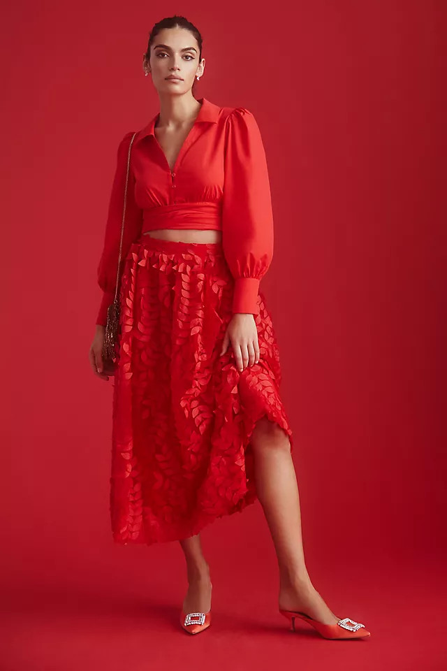 Sunday in Brooklyn Dimensional Petal Skirt | Anthropologie (US)