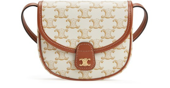 Mini besace in Triomphe canvas and calfskin | 24S (APAC/EU)