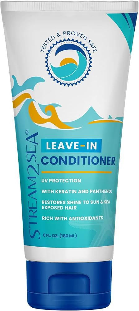 Leave-In Hair Conditioner Detangles & Replenish Hair Moisture Natural Reef Safe Formula - Sulfate... | Amazon (US)