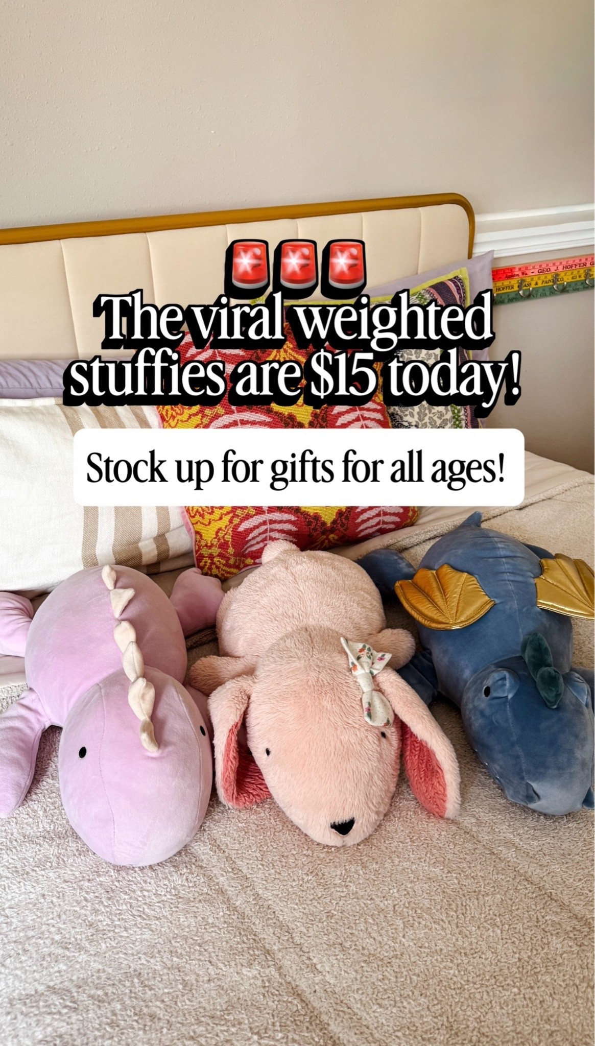 The viral Weighted stuff animals of major sale! &15 today! **