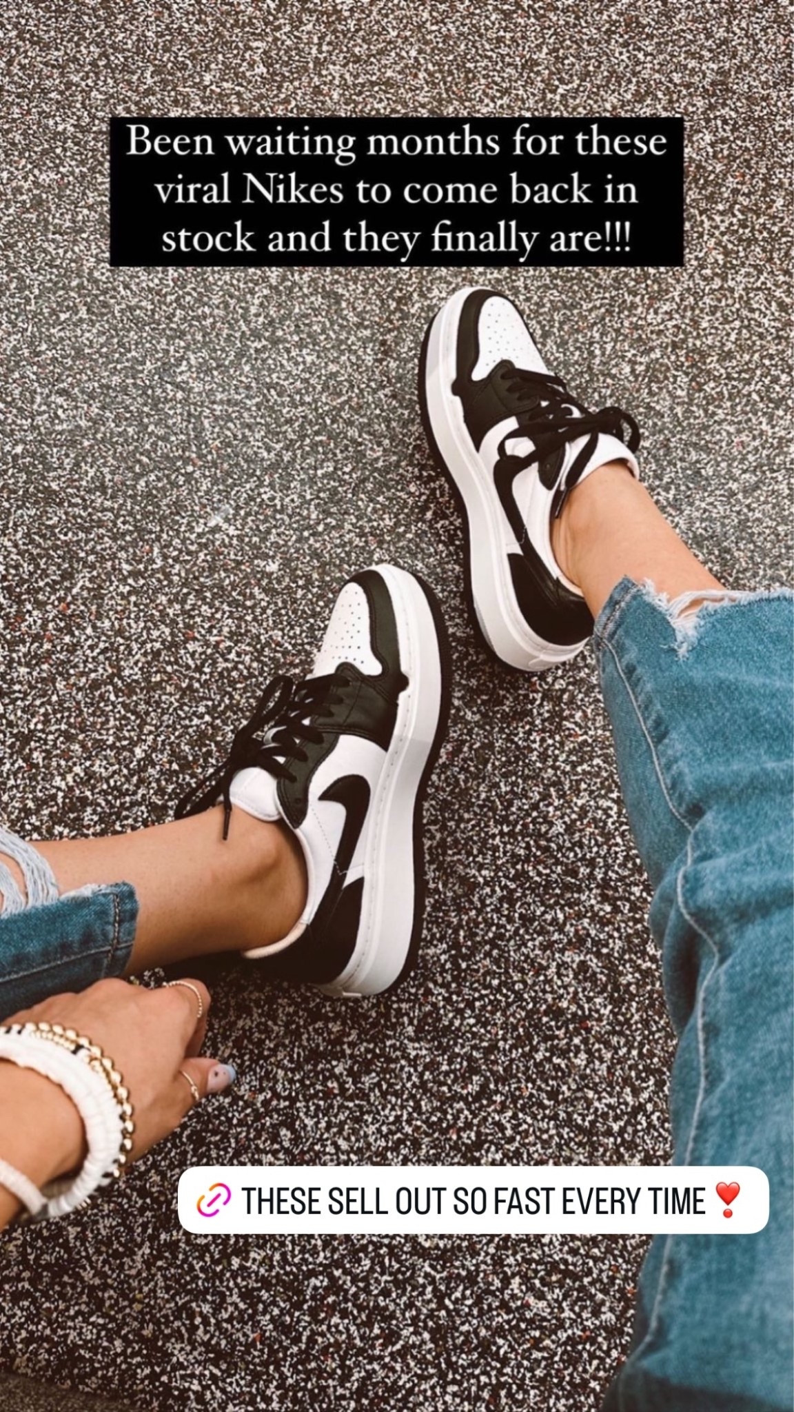 RESTOCK❣️these viral Nikes won’t stay in stock very long. 