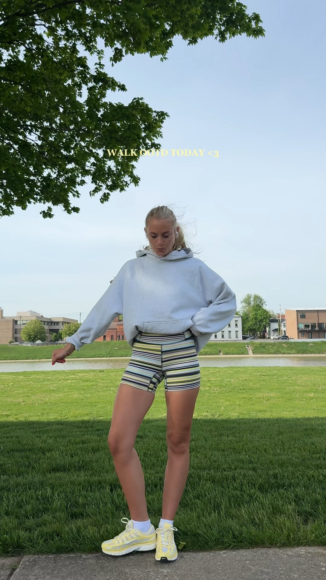 Small in the biker shorts & medium in the hoodie 🍋‍🟩🫐

#LTKTall #LTKActive #LTKootd