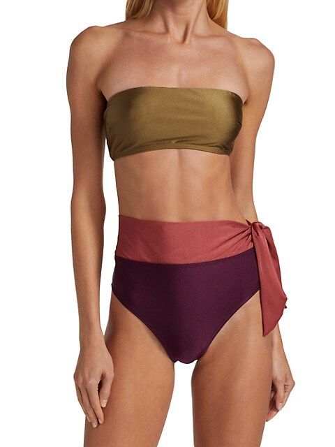Two-Piece Rosa Bandeau Bikini Set | Saks Fifth Avenue