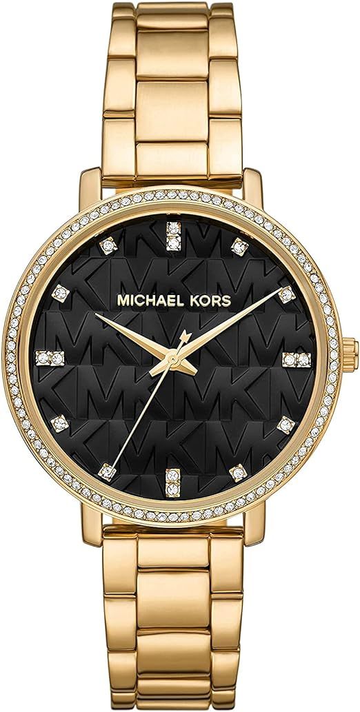 Michael Kors MK4593 - Pyper Three-Hand Stainless Steel Watch | Amazon (US)