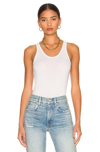 AGOLDE Karla Tank in White from Revolve.com | Revolve Clothing (Global)