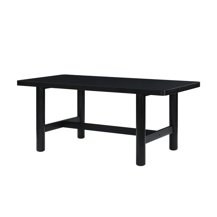 Better Homes & Gardens Adlin Rectangle Dining Table, Charcoal Finish | Walmart (US)