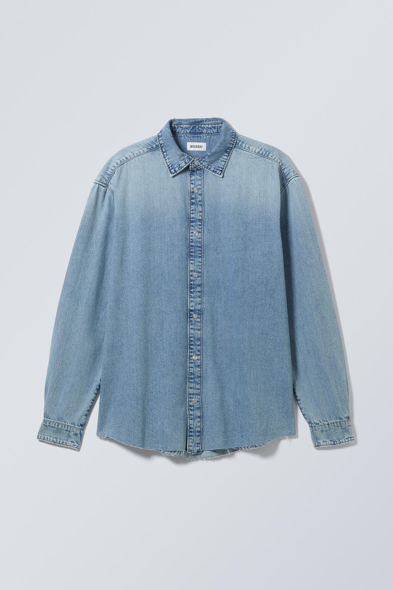 Loose Fit Denim Shirt | Weekday