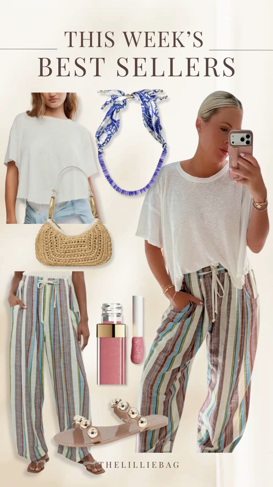 Wear now and later! In love with these pants I got two colors! So cute on and I did a casual front tuck with the tee! I did smalls. Adorable for spring, travel & will take you into summer! 🤍✨

Casual style. Spring outfits. Tee. Sandals.

#LTKSeasonal #LTKootd