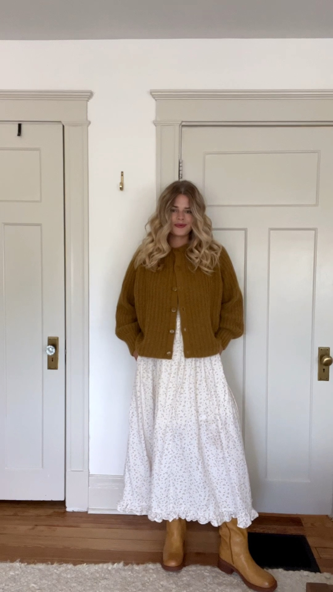 OOTD for a baby shower! 🫶🏼 dress is neuflora
