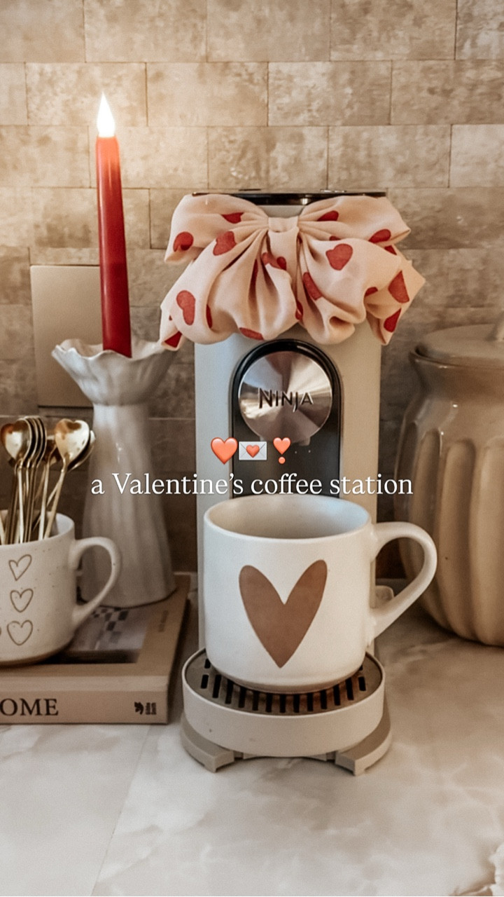 romanticizing the mornings with a subtly sweet coffee station refresh ❤️☕️❣️



#galentines #galentinesday #valentines #coffeevibes

#LTKSeasonal #LTKHome