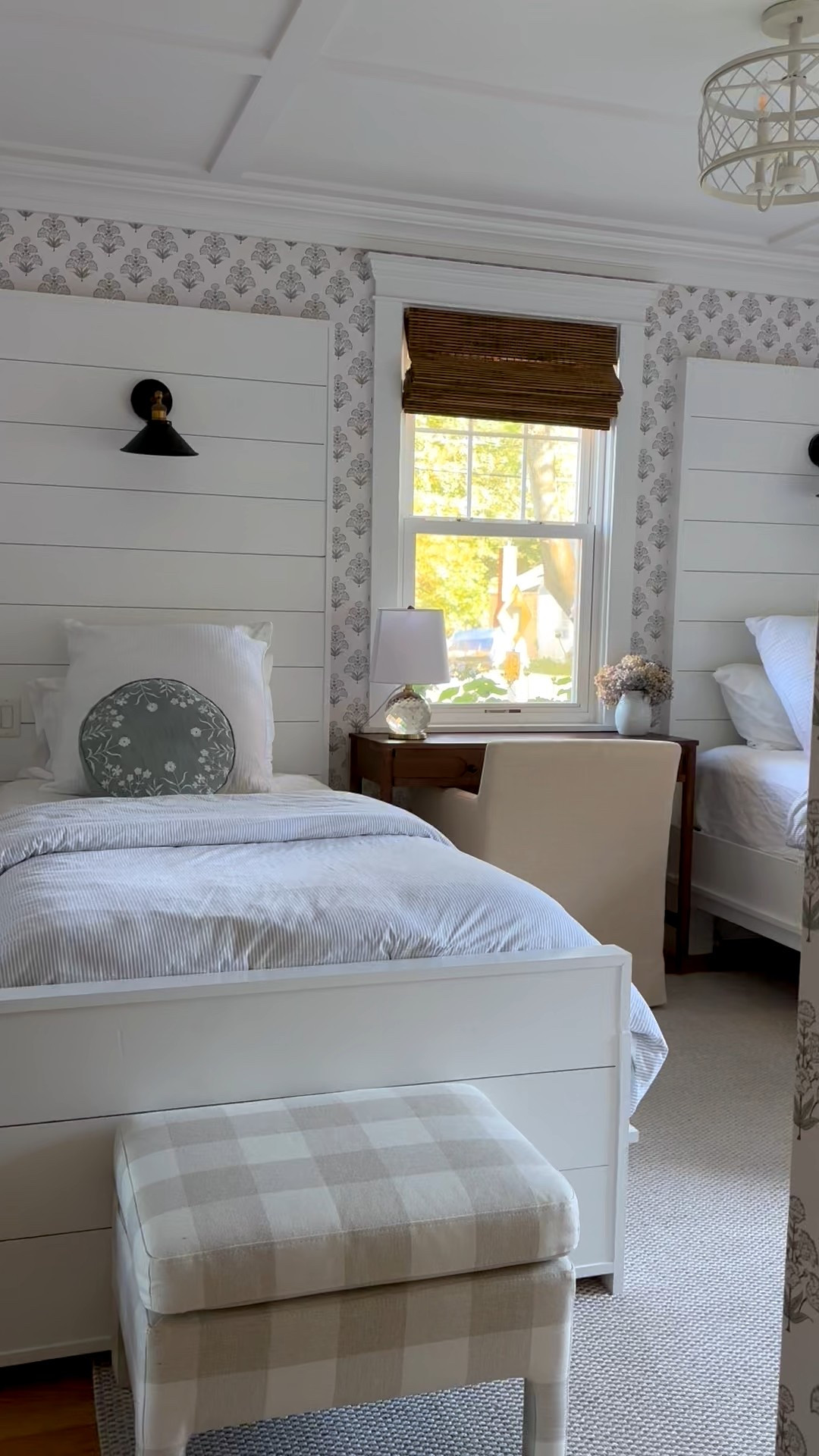 Our guest bedroom rug and desk chair are on sale! The rug is soft and neutral and feels great under feet. The chair is a comfortable upholstered chair on wheels!

We spray painted our old flushmount light a buff color to match the decor and love it. Linked below! #LTKStyleTip

#LTKHome #LTKSaleAlert