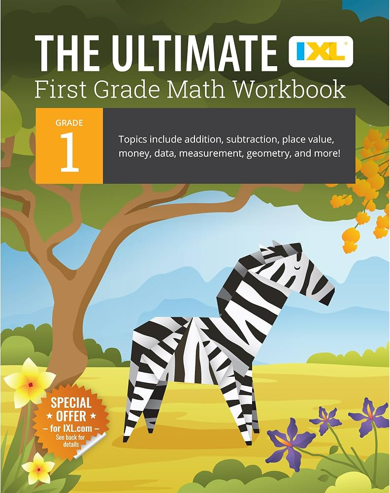 The IXL Ultimate 1st Grade Math Workbook, Activity Book for Kids Ages 6-7 Covering Addition, Subt... | Amazon (US)