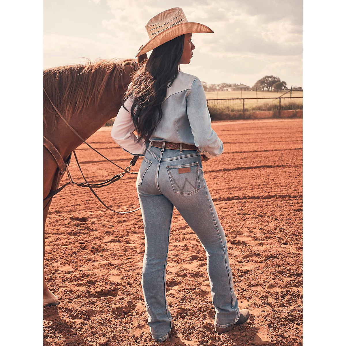 Women's High Rise Rodeo Bootcut Wrangler Riding Jean in Camila | Wrangler