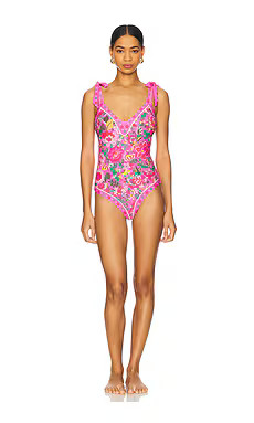 BEACH RIOT Alira One Piece in Passion Floral from Revolve.com | Revolve Clothing (Global)