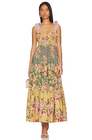 Free People Bluebell Maxi Dress in Warm Combo from Revolve.com | Revolve Clothing (Global)
