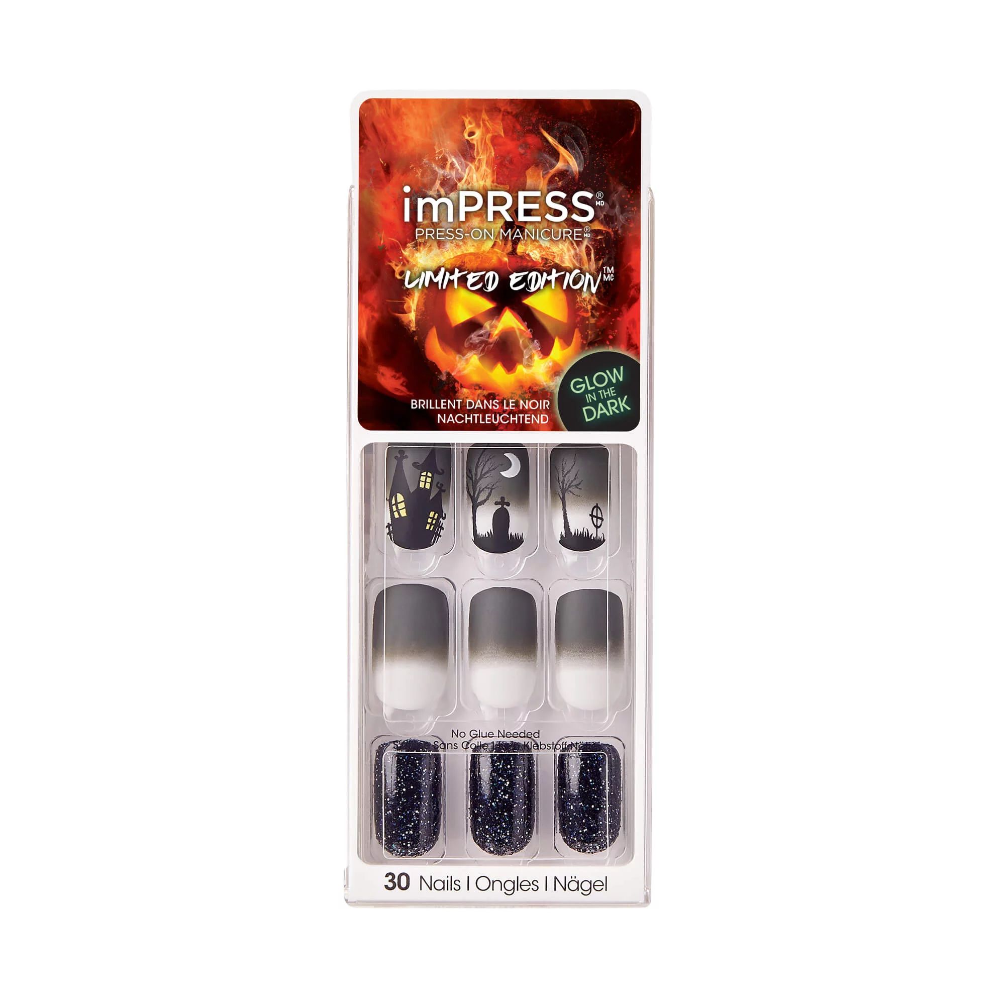 imPRESS Press-on Manicure Kit - Halloween Designs in Hide & Seek | Walmart (US)