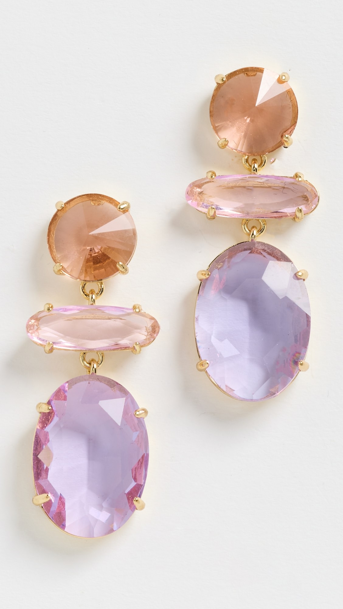 Tri-Shape Drop Post Earrings | Shopbop