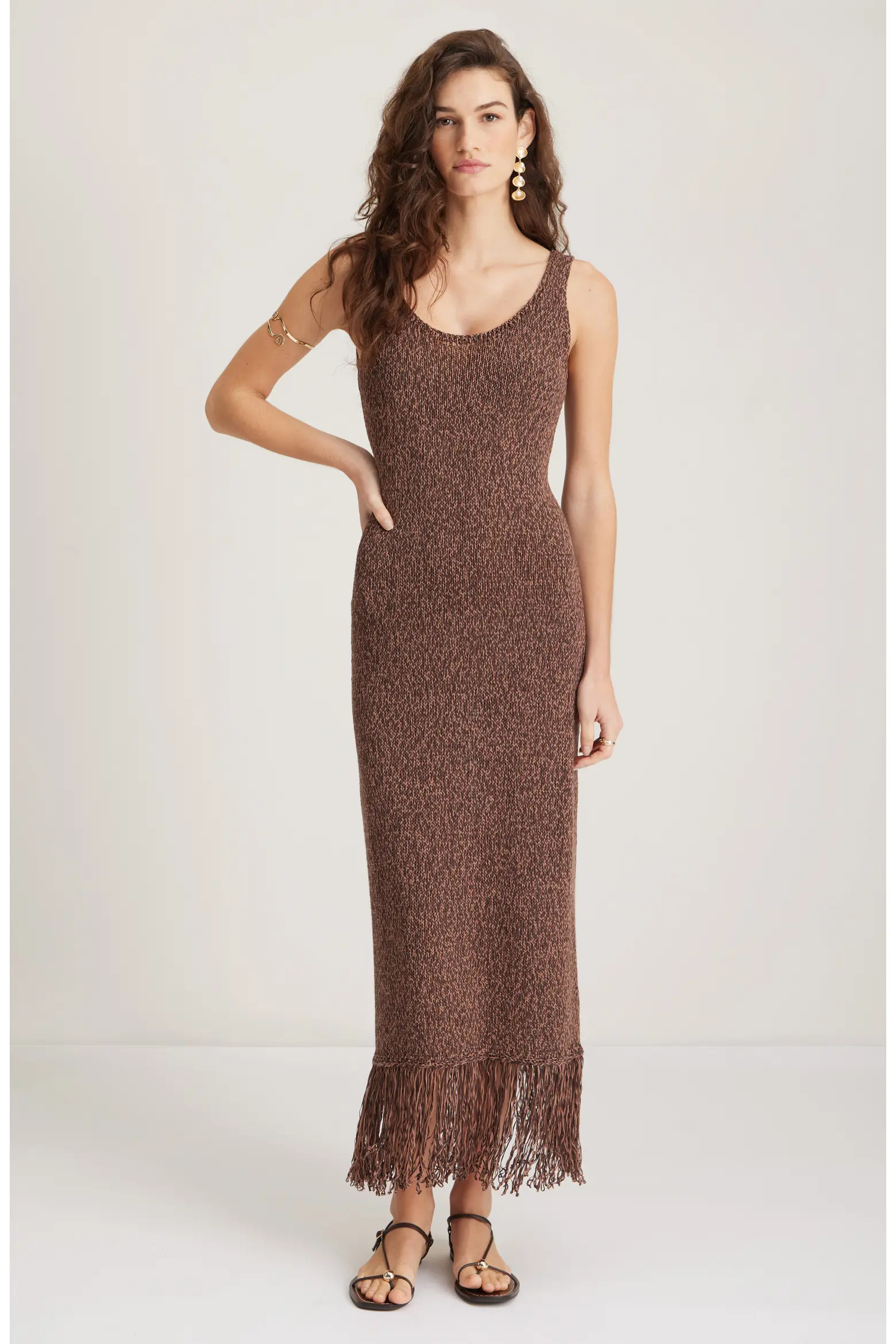 Fringe Maxi Sweater Dress (Women) | Nordstrom | Nordstrom