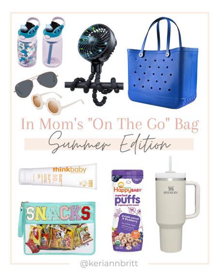 In my “on the go” bag as a baby and toddler mom - summer edition 

Bogg bag / waterproof bag / summer bag / pool bag / beach bag / snack bag / snack pouch / Stanley cup 

#LTKkids #LTKfamily #LTKitbag