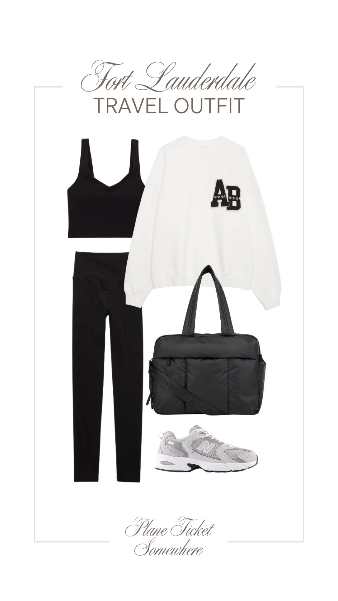 The perfect spring break travel outfit! 

 #LTKSeasonal #LTKStyleTip #LTKTravel