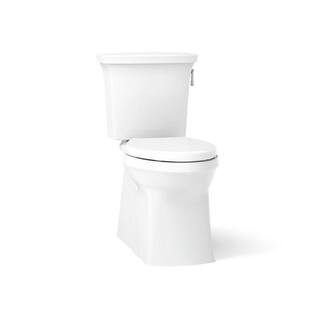 Corbelle 12 in. Rough In 2-Piece 1.28 GPF Single Flush Elongated Toilet in White Seat Not Included | The Home Depot
