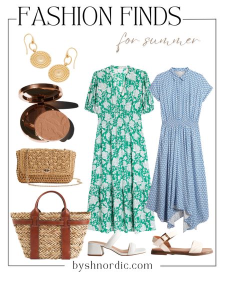 Upgrade your summer wardrobe with these floral dresses, neutral sandals, hand bags, and more!

#vacationstyle #beautypicks #beachdress #ukfashion

#LTKstyletip #LTKFind #LTKitbag