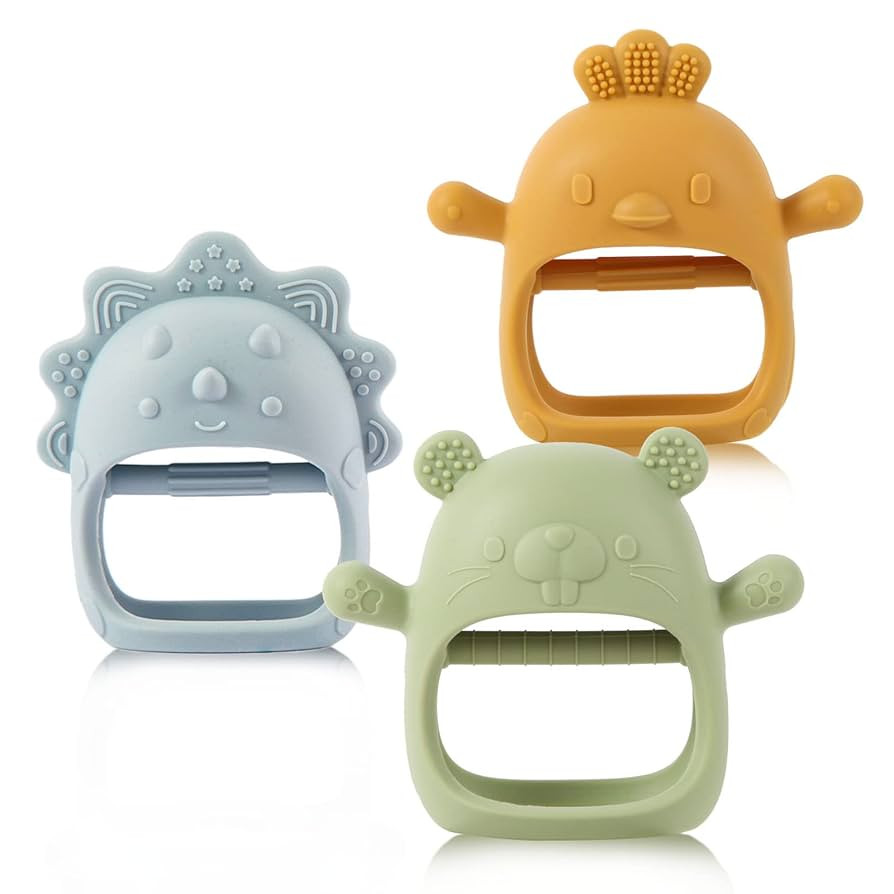 Baby Teething Toys, Teething Toys, Teethers for Babies 3-6 Months, Baby Chew Toys, BPA Free Teeth... | Amazon (US)