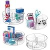 mDesign Deep Plastic Lazy Susan Turntable Storage Container - Divided Spinning Organizer for Home... | Amazon (US)