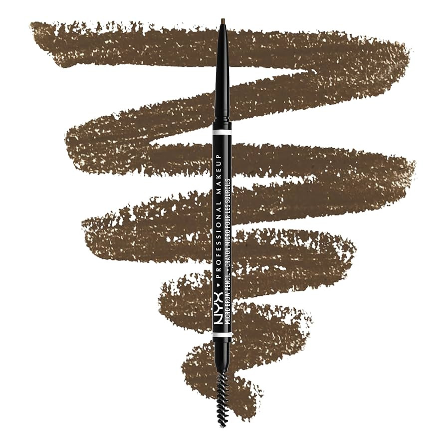 NYX PROFESSIONAL MAKEUP Micro Brow Pencil, Precise Eyebrow Pencil - Ash Brown | Amazon (US)