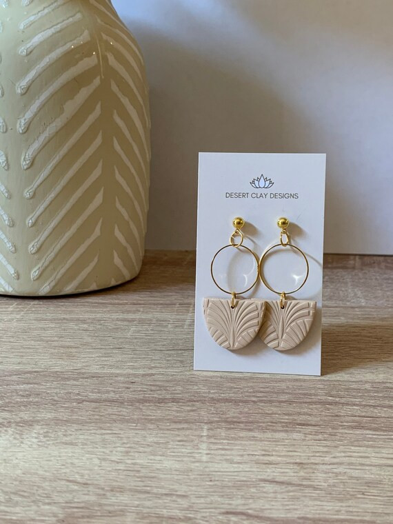 Ray Sand  Clay Earrings  Handmade  Statement Earrings  | Etsy | Etsy (US)