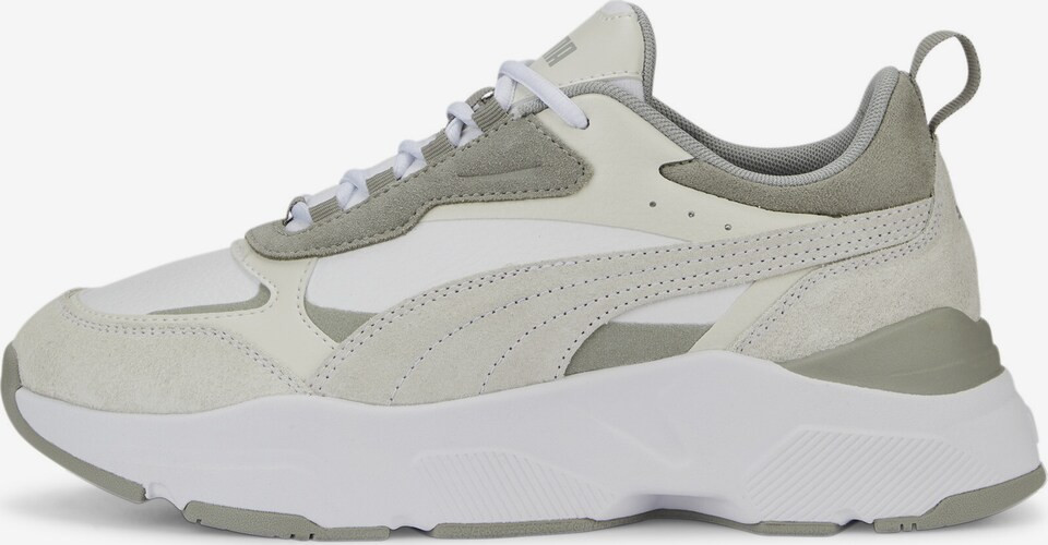 PUMA Sneakers laag 'Cassia Mix' in Beige Gemêleerd, Wit | ABOUT YOU NL