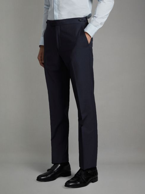 Modern Fit Wool Blend Trousers | Reiss UK