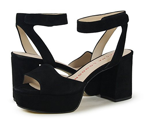 Sacha London Paola Black Sandal | Amazon (US)