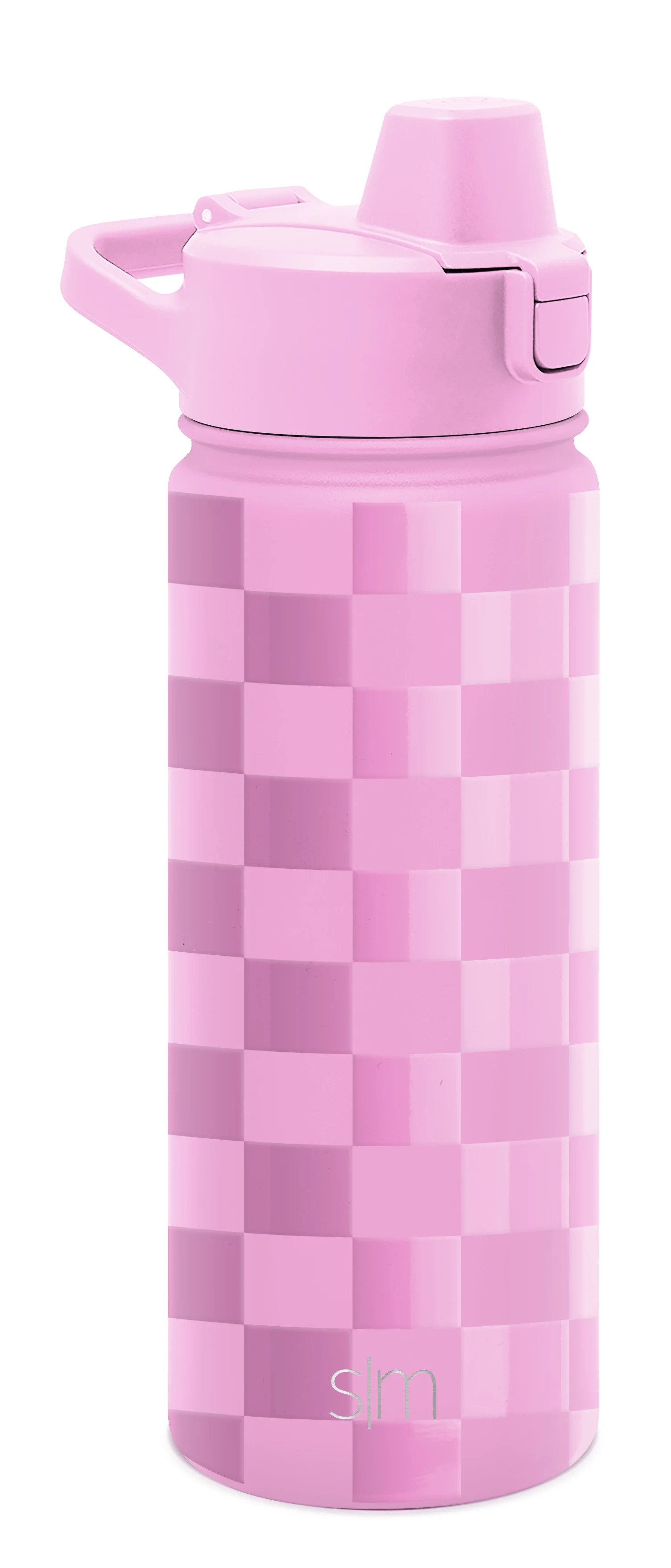 Simple Modern 18 fl oz Insulated Stainless Steel Summit Water Bottle with Silicone Straw Lid | Pi... | Walmart (US)