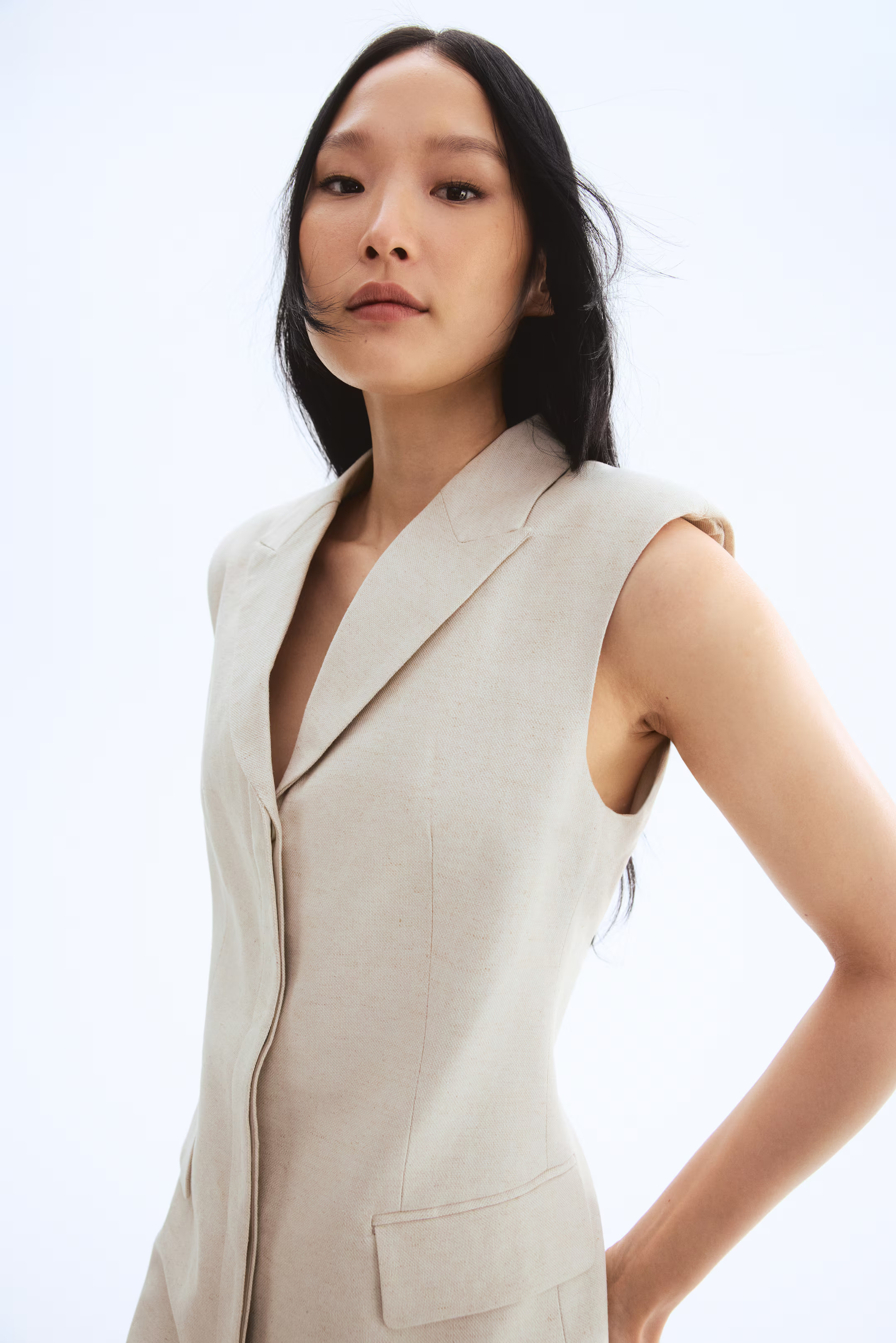 Linen-blend blazer dress | H&M (UK, MY, IN, SG, PH, TW, HK)