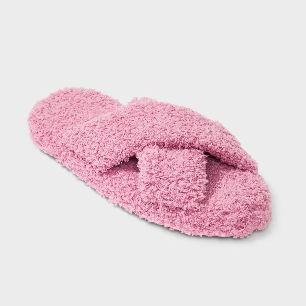 Women's Super Soft Fleece Crossover Slide Slipper Socks - Stars Above™ | Target
