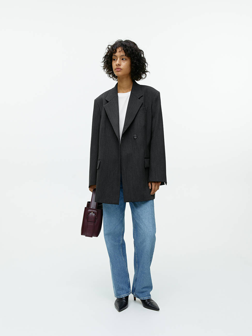 Oversized Wool Blend Blazer | ARKET (US&UK)