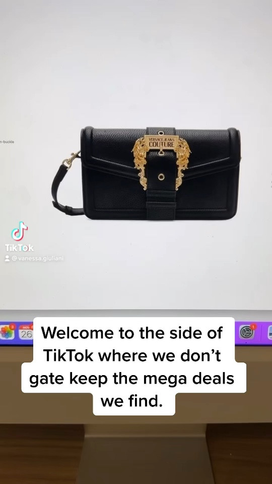 $166 Versace bag 