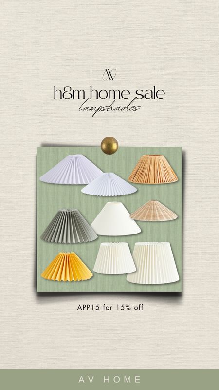 H&M Home Sale - favourite lampshades

#LTKhome #LTKFind