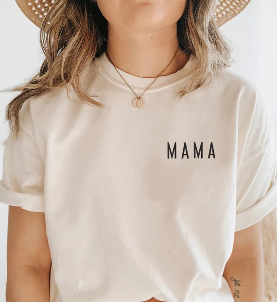 MAMA x Modern Women's Shirt x Minimal Design Top x Mama Shirt x Mother's Gift x Gifts For Her x G... | Etsy (US)