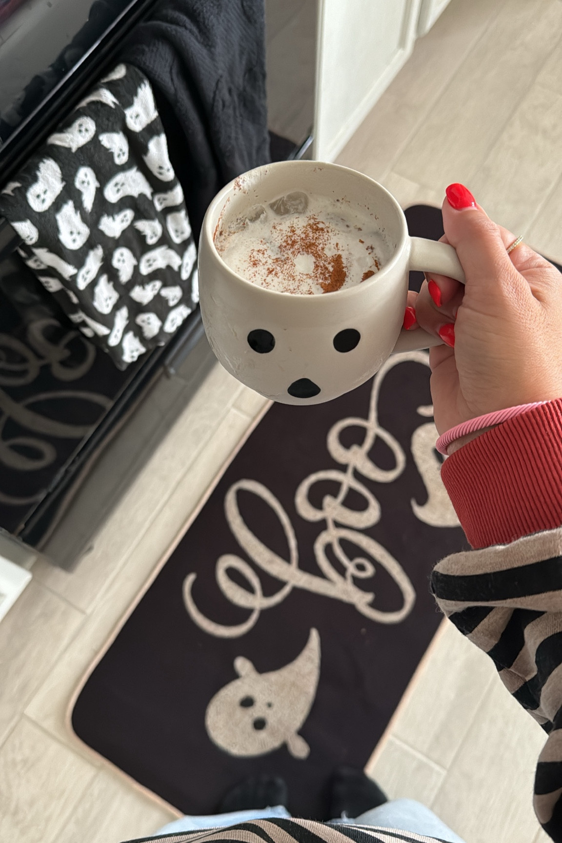 Ghost mug
Halloween kitchen mats 

#LTKHome #LTKFindsUnder100 #LTKSeasonal