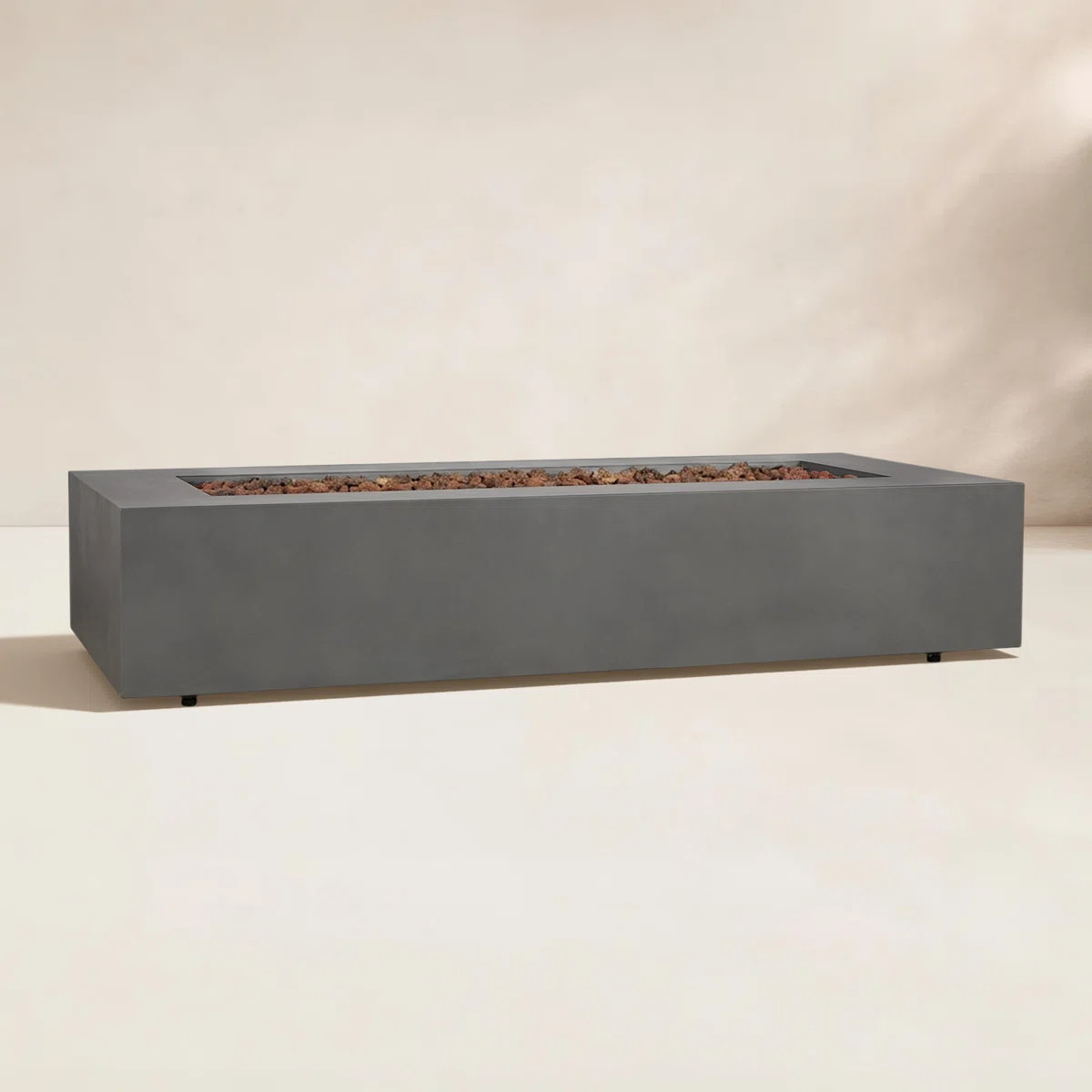 Aegean Powder-Coated Steel Outdoor Fire Pit Table | Wayfair North America