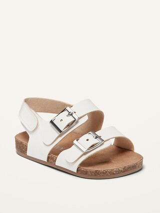 Faux-Leather Double-Buckle Sandals for Baby | Old Navy (US)