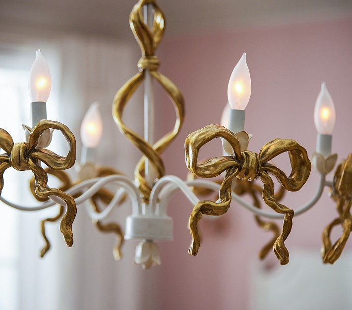 LoveShackFancy Bow Chandelier | Pottery Barn Kids