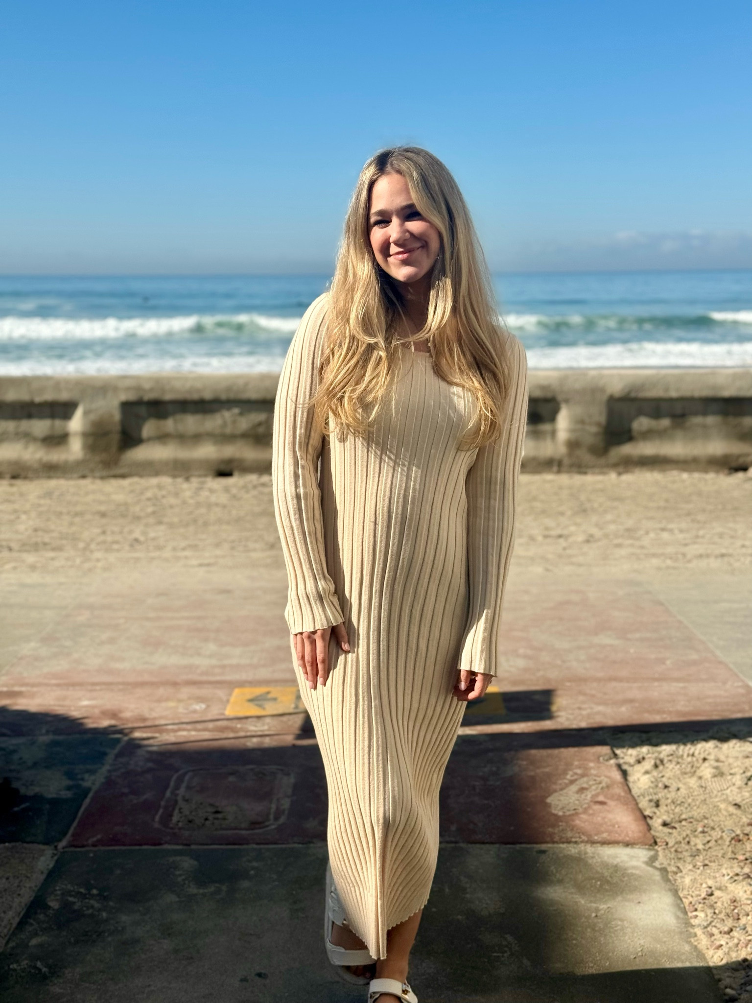 Cozy long sleeve dress
